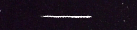 Unprocessed fireball image