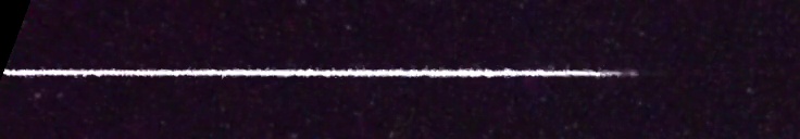 Unprocessed fireball image