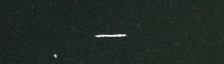 Unprocessed fireball image