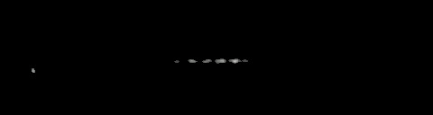 Processed fireball image