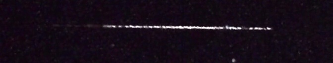 Unprocessed fireball image