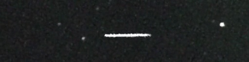 Unprocessed fireball image