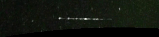 Unprocessed fireball image