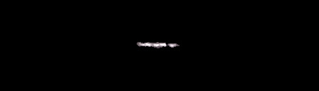 Processed fireball image