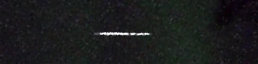 Unprocessed fireball image