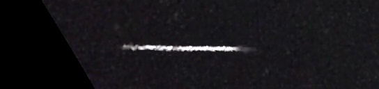 Unprocessed fireball image