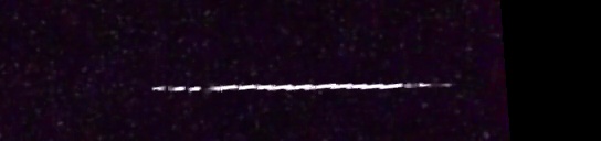 Unprocessed fireball image