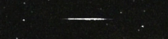 Unprocessed fireball image