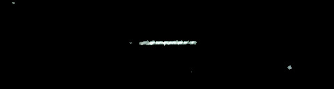 Processed fireball image