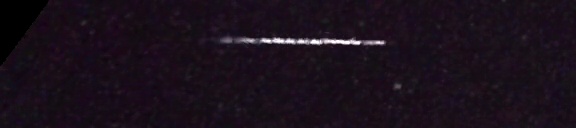 Unprocessed fireball image