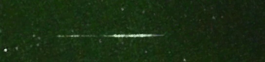 Unprocessed fireball image