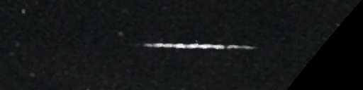 Unprocessed fireball image