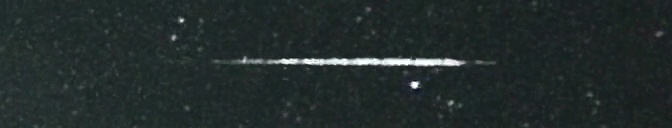 Unprocessed fireball image