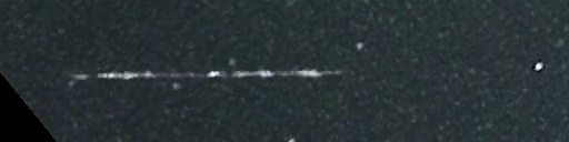 Unprocessed fireball image