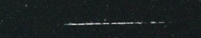 Unprocessed fireball image