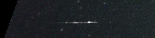 Unprocessed fireball image