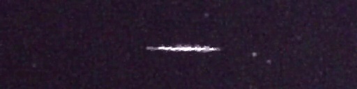 Unprocessed fireball image