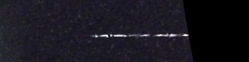 Unprocessed fireball image