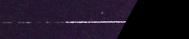 Unprocessed fireball image