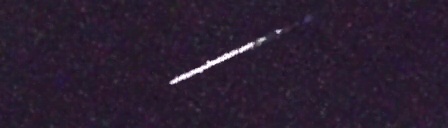 Unprocessed fireball image