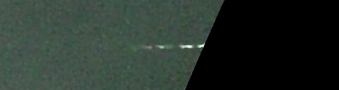 Unprocessed fireball image