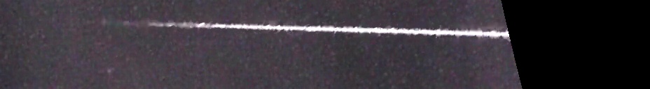 Unprocessed fireball image