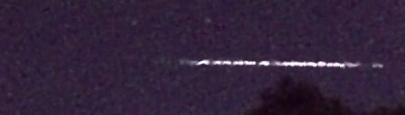 Unprocessed fireball image