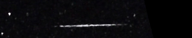 Unprocessed fireball image