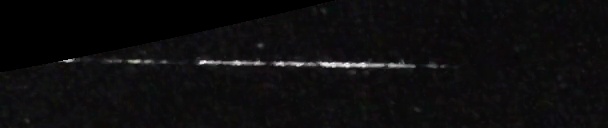 Unprocessed fireball image