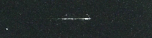 Unprocessed fireball image