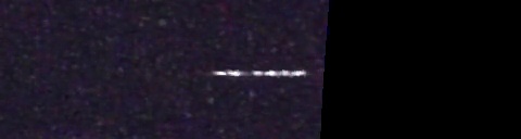 Unprocessed fireball image