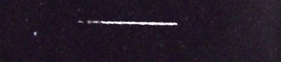 Unprocessed fireball image