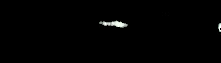 Processed fireball image