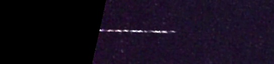 Unprocessed fireball image