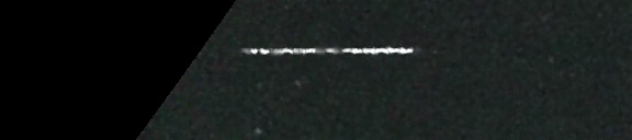 Unprocessed fireball image