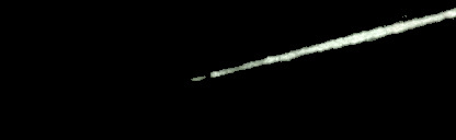 Processed fireball image