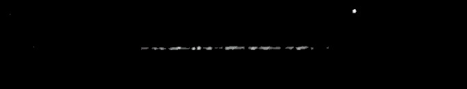 Processed fireball image