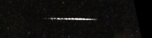 Unprocessed fireball image