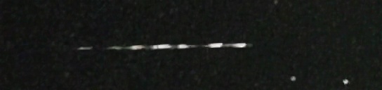 Unprocessed fireball image