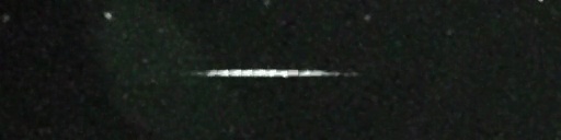 Unprocessed fireball image