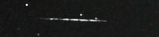 Unprocessed fireball image