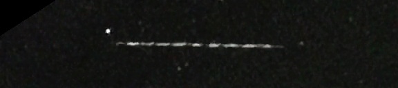 Unprocessed fireball image