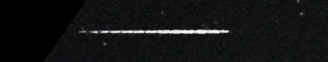 Unprocessed fireball image