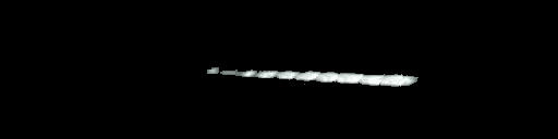 Processed fireball image