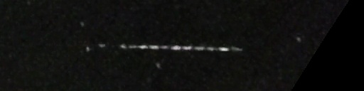 Unprocessed fireball image