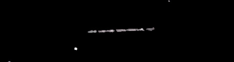 Processed fireball image