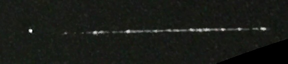 Unprocessed fireball image