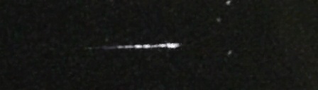 Unprocessed fireball image