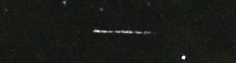 Unprocessed fireball image