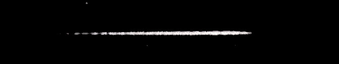 Processed fireball image